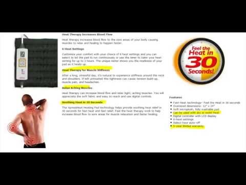 Sunbeam 2013 912 XpressHeat Heating Pad Extra Large