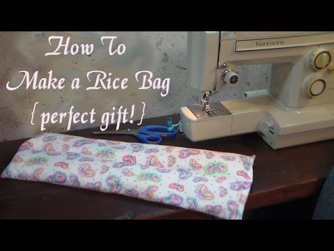 perfect handmade gift rice bag